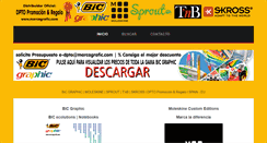 Desktop Screenshot of marcagrafic.com