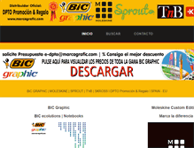 Tablet Screenshot of marcagrafic.com